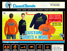 Tablet Screenshot of churchtrends.com